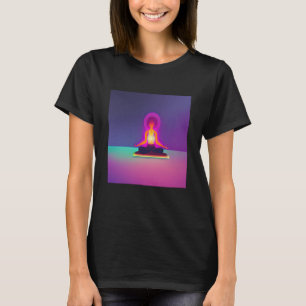 Yoga Girl Female Sun Salutation Meditation Chakra T-Shirt