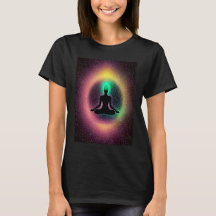 Yoga Girl Female Sun Salutation Meditation Chakra T-Shirt