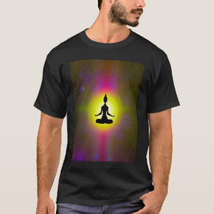 Yoga Girl Female Sun Salutation Meditation Chakra T-Shirt