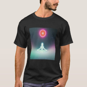Yoga Girl Female Sun Salutation Meditation Chakra T-Shirt