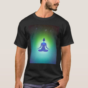 Yoga Girl Female Sun Salutation Meditation Chakra T-Shirt