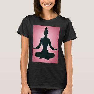 Yoga Girl Female Sun Salutation Meditation Chakra T-Shirt