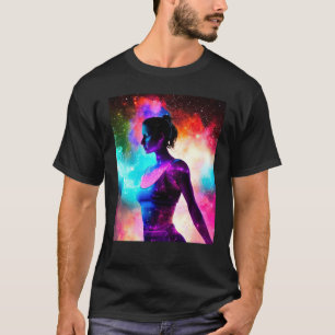 Yoga Girl Female Sun Salutation Meditation Chakra T-Shirt