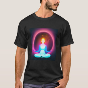 Yoga Girl Female Sun Salutation Meditation Chakra T-Shirt