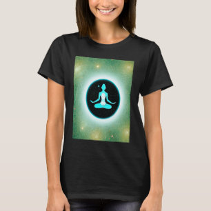 Yoga Girl Female Sun Salutation Meditation Chakra T-Shirt