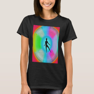 Yoga Girl Female Sun Salutation Meditation Chakra T-Shirt