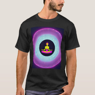 Yoga Girl Female Sun Salutation Meditation Chakra T-Shirt