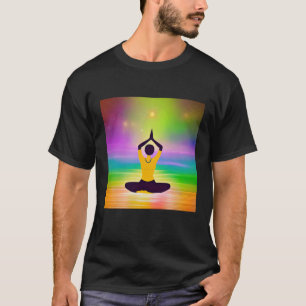 Yoga Girl Female Sun Salutation Meditation Chakra T-Shirt
