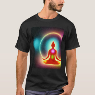 Yoga Girl Female Sun Salutation Meditation Chakra T-Shirt