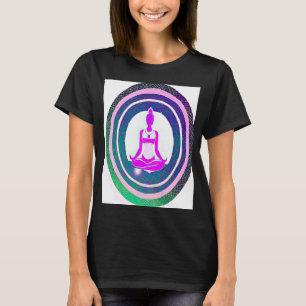 Yoga Girl Female Sun Salutation Meditation Chakra T-Shirt