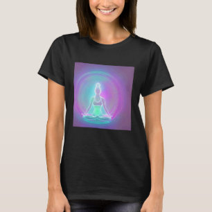 Yoga Girl Female Sun Salutation Meditation Chakra T-Shirt