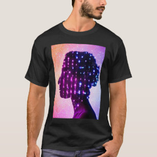 Yoga Girl Female Sun Salutation Meditation Chakra  T-Shirt