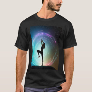 Yoga Girl Female Sun Salutation Meditation Chakra T-Shirt