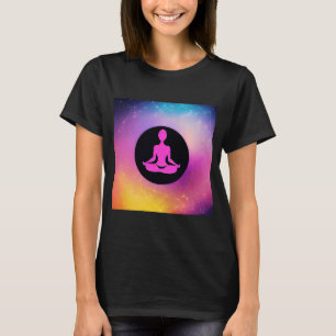 Yoga Girl Female Sun Salutation Meditation Chakra T-Shirt