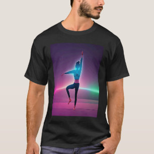 Yoga Girl Female Sun Salutation Meditation Chakra T-Shirt