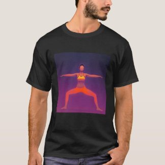 Yoga Girl Female Sun Salutation Meditation Chakra T-Shirt