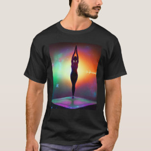 Yoga Girl Female Sun Salutation Meditation Chakra T-Shirt