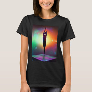 Yoga Girl Female Sun Salutation Meditation Chakra T-Shirt
