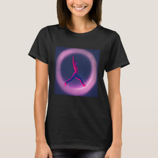 Yoga Girl Female Sun Salutation Meditation Chakra  T-Shirt