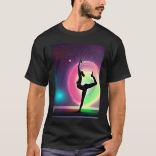 Yoga Girl Female Sun Salutation Meditation Chakra T-Shirt