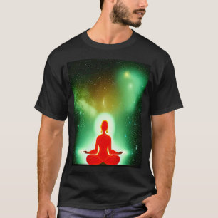 Yoga Girl Female Sun Salutation Meditation Chakra T-Shirt