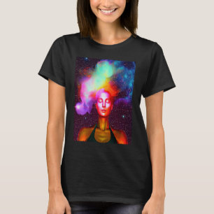 Yoga Girl Female Sun Salutation Meditation Chakra T-Shirt