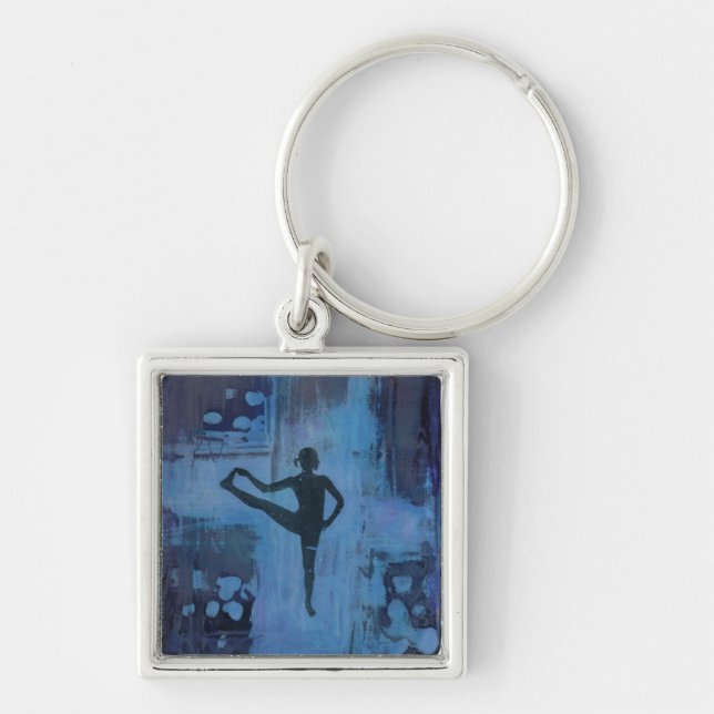 Yoga Girl KeyChain (Front)