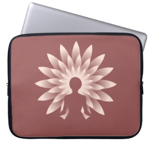 Yoga girl laptop sleeve