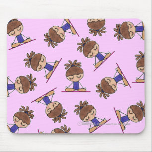 Yoga Girl Mouse Mat