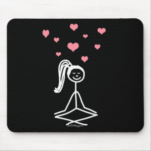 Yoga Girl Mouse Mat