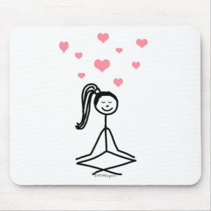 Yoga Girl Mouse Mat