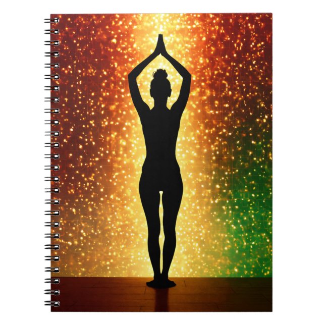 Yoga girl  notebook (Front)