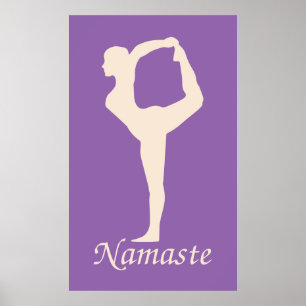 Yoga girl poster