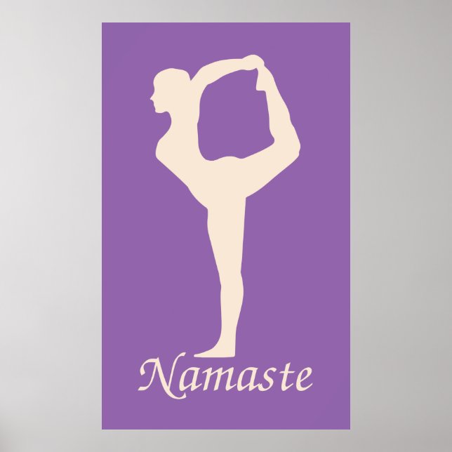 Yoga girl poster (Front)