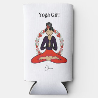 Yoga Girl  Seltzer Can Cooler
