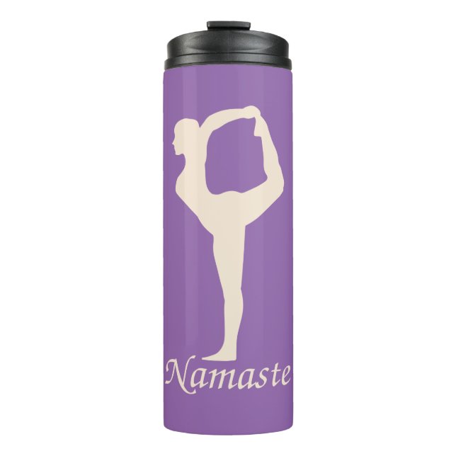 Yoga girl thermal tumbler (Front)