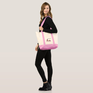 🛍️ Yoga Goals – Inspirational Tote Bag for