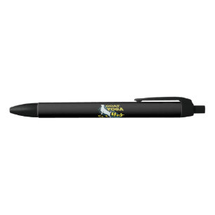 Yoga Goat Goatyoga Black Ink Pen