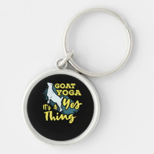 Yoga Goat Goatyoga Key Ring