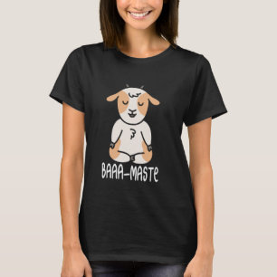Yoga Goat Lotus Pose Yogi Women Meditation Goat Yo T-Shirt
