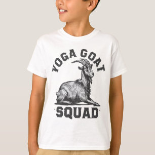 Yoga Goat Squad Funny Goat Meditation Lover  T-Shirt