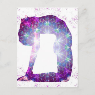 Yoga Goddess Pose Series Postcard