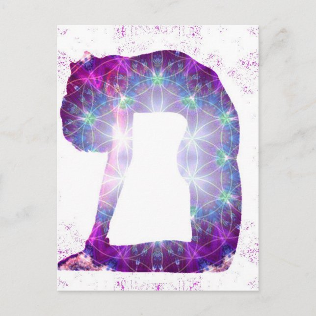 Yoga Goddess Pose Series Postcard (Front)