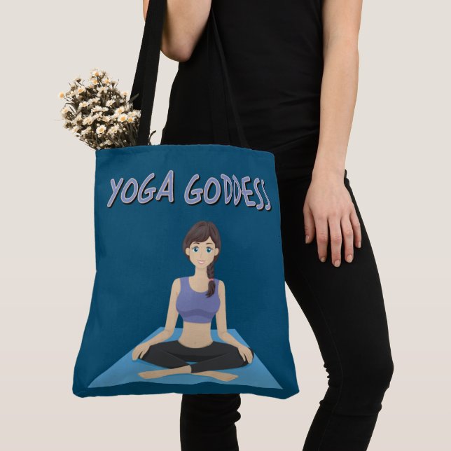YOGA GODDESS TOTE BAG (Close Up)
