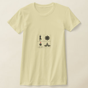 YOGA Graphic T-Shirt – Minimalist Wellness Tee 