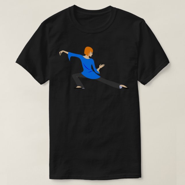 Yoga gymnastics woman 1 T-Shirt (Design Front)