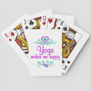 Yoga Happy Playing Cards
