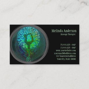 Yoga Harmony Tree of Life Business Card
