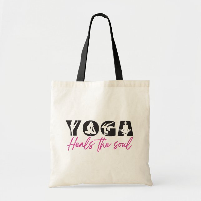 Yoga Heals The Soul  Tote Bag (Front)