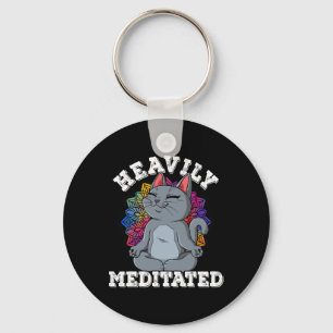 Yoga Heavily Meditated Key Ring